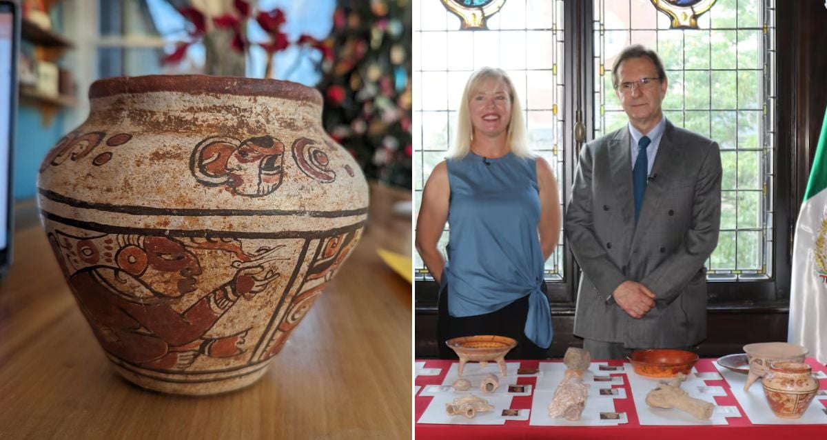 Mulher descobre que vaso de brechó de US$ 4 é na verdade um artefato maia
