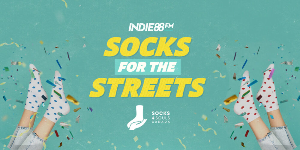 Indie88's Socks for the Streets - Ajude-nos a conseguir 100.000 pares de meias!
