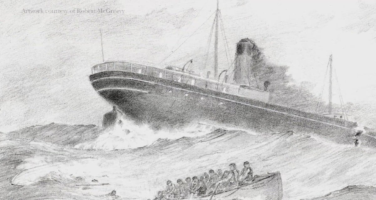 1892 Naufrágio da SS Western Reserve encontrada em Lake Superior