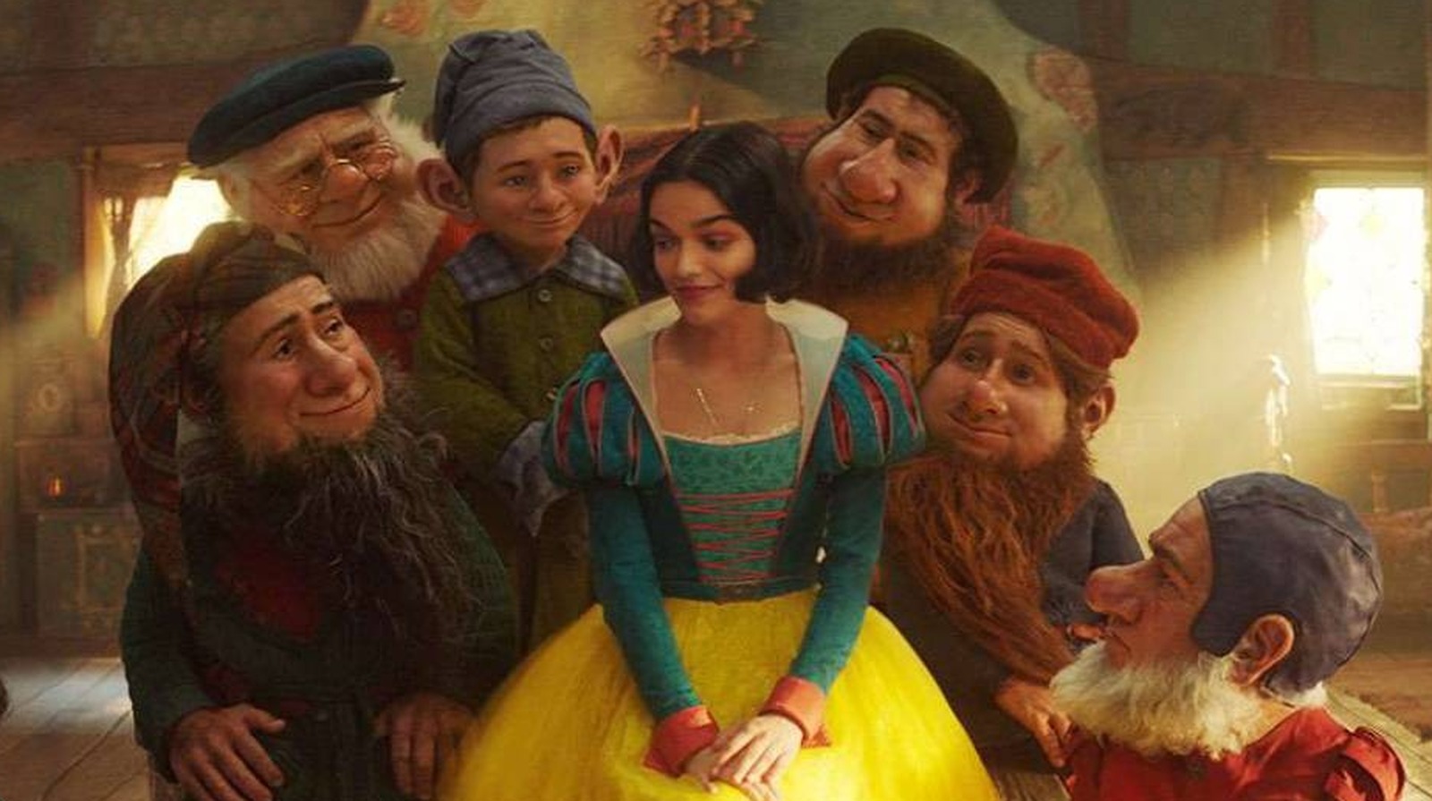 Como são os anões do filme branco de neve de 2025 na vida real