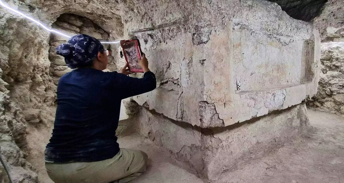 Altar provavelmente usado para sacrifício infantil descoberto em Maya City