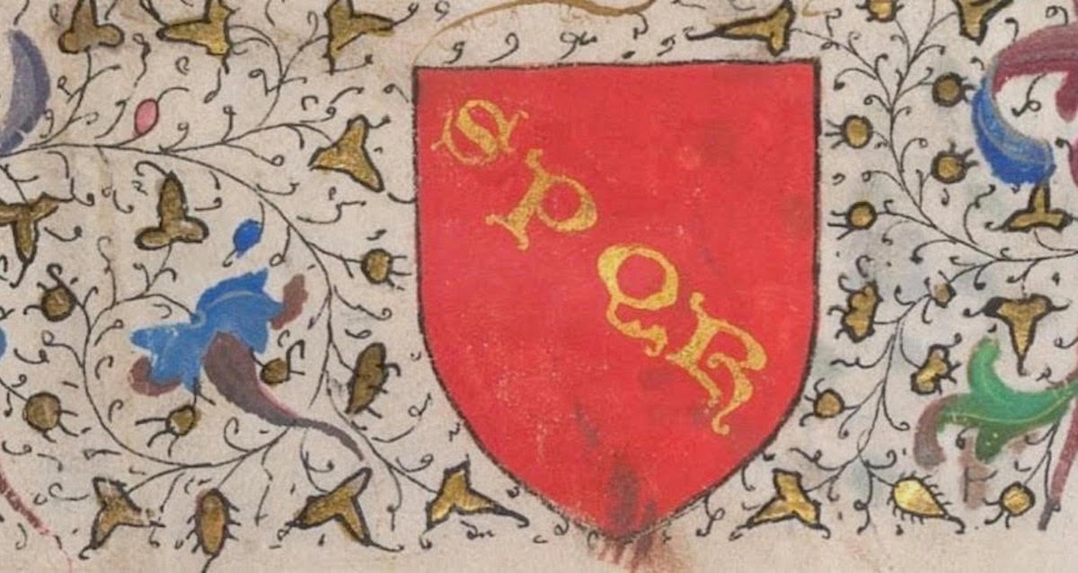 Dentro da história real da sigla romana