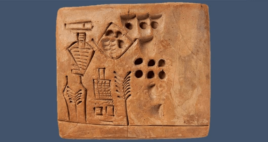 O tablet sumério antigo mostra a "primeira assinatura" conhecida na história