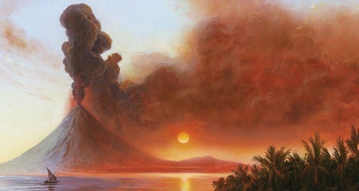 Explosão vulcânica mais poderosa da história