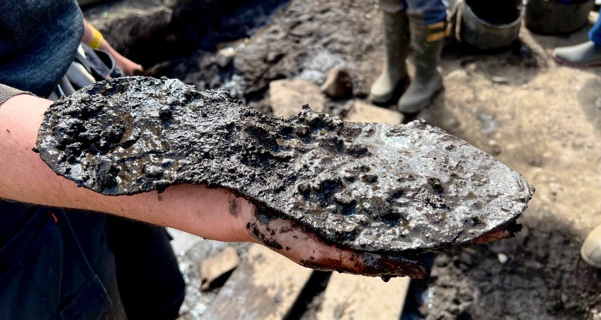 Surpreendentemente grande sapato romano encontrado no norte da Inglaterra