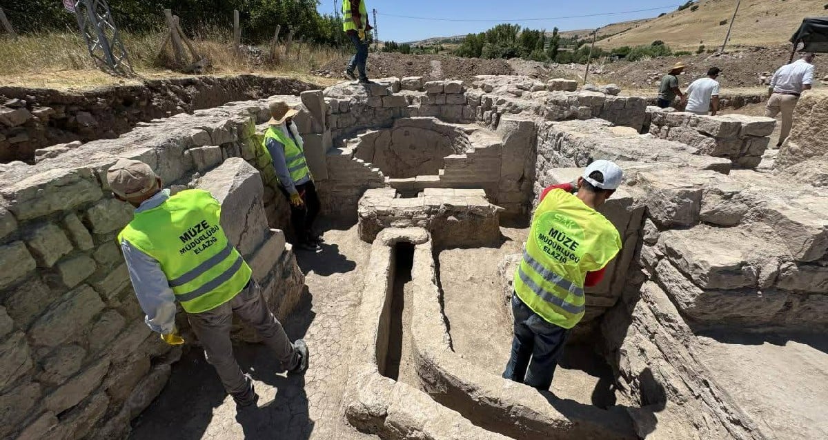House de Banho Romano de 1.700 anos desenterrado na Turquia