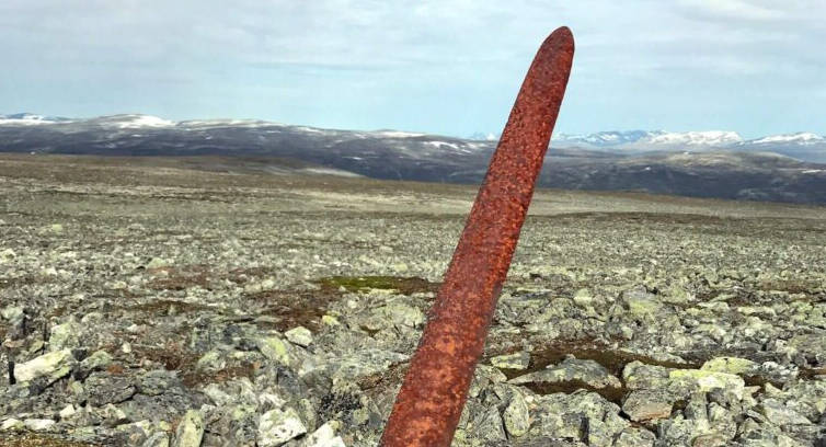 A espada viking de 1.200 anos descoberta na montanha norueguesa