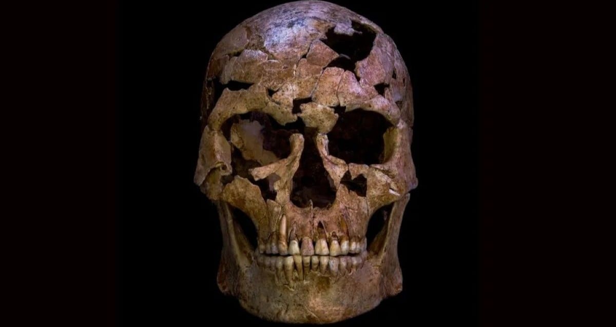 Homem pré -histórico morto com seta de quartzo encontrada no Vietnã